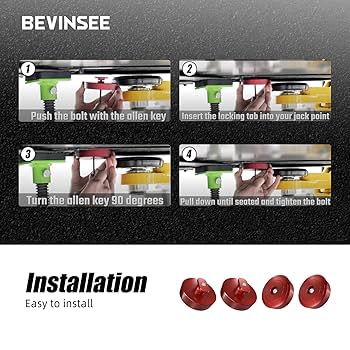 BRUNT EDGEPAD 3HANDRED 25 オリーブ Amazon.com: Bevinsee 4pcs Lifting Jack Pads Pucks Compatible