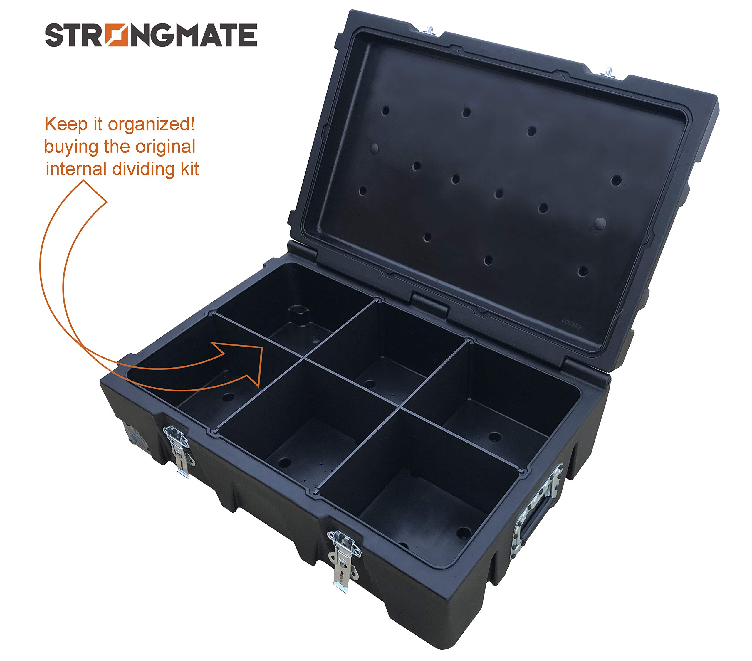 Trolley, Modell M.HD1-L, doppelwandig, extra robust für den Transport und den Schutz von professionellen Geräten, 87 x 58 x 31 cm, Fassungsvermögen 88 Liter