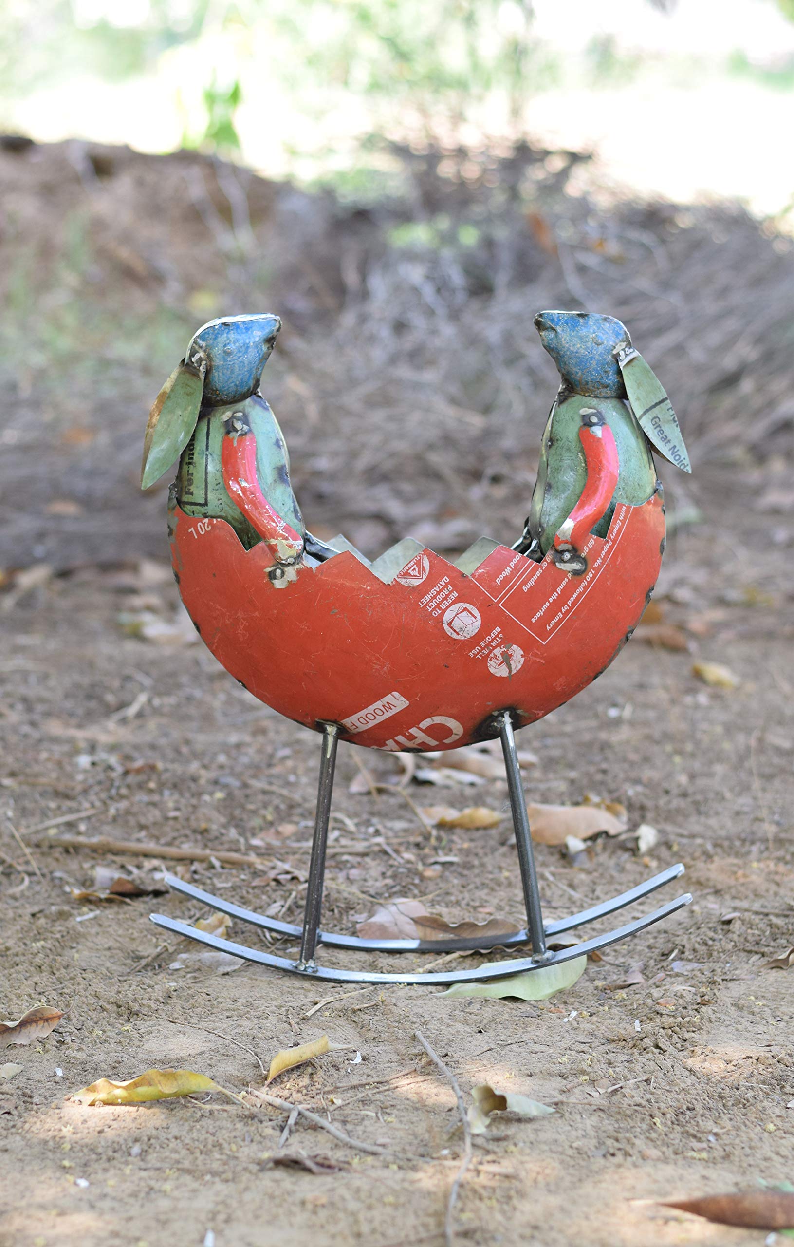 Amazon.co.jp: De Kulture 手作り リサイクル 鉄 ロッキングラビット