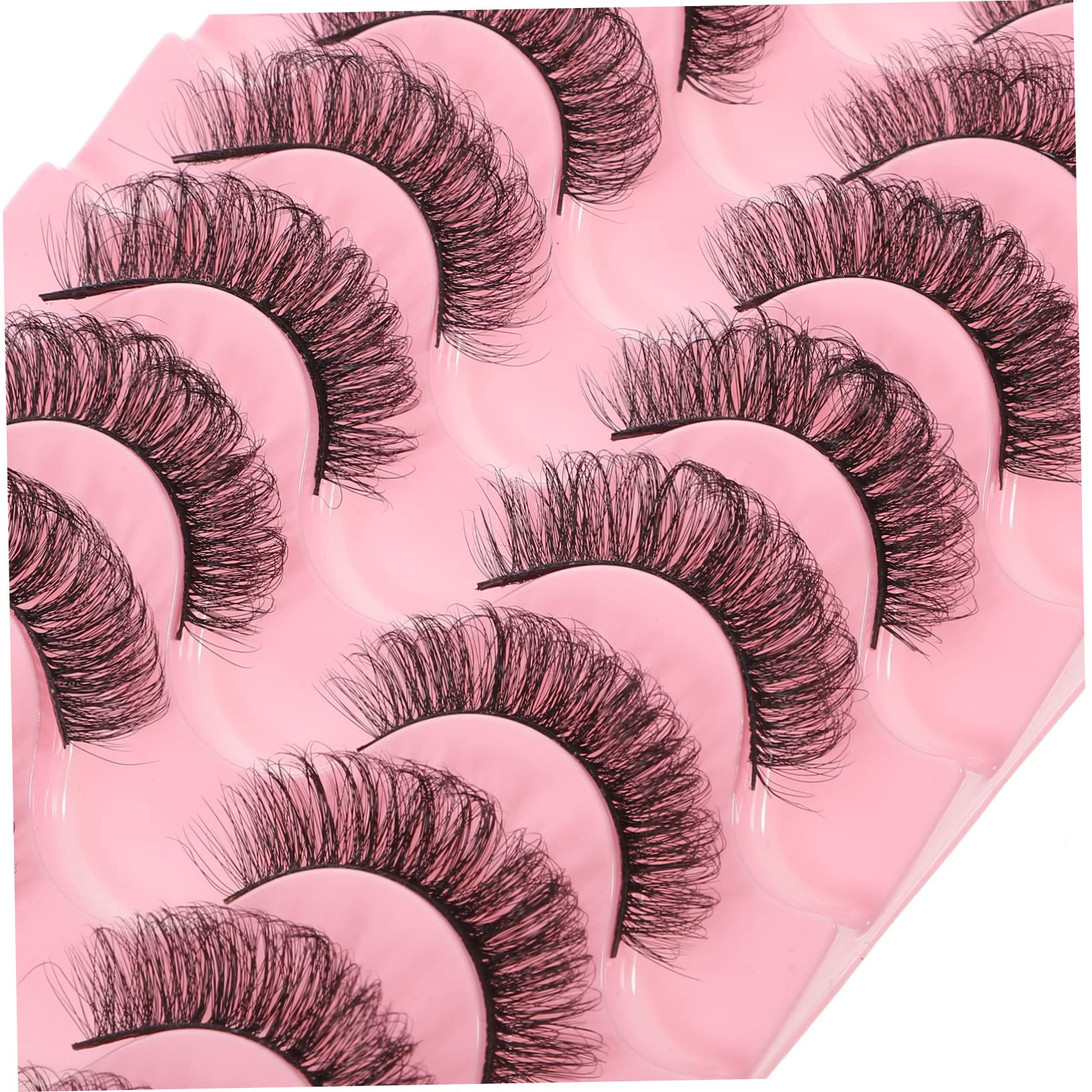 Didiseaon 40 Paia Ciglia finte Ciglia extension a grappolo di singole donne finte naturali artificiale Accessori Mancare Imitazione