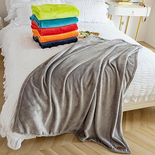 Miniatura 7 de Manta de forro polar surtido, manta ligera a granel para niños, para boda, sofá, cama, campamento, viajes, manta de microfibra súper suave y