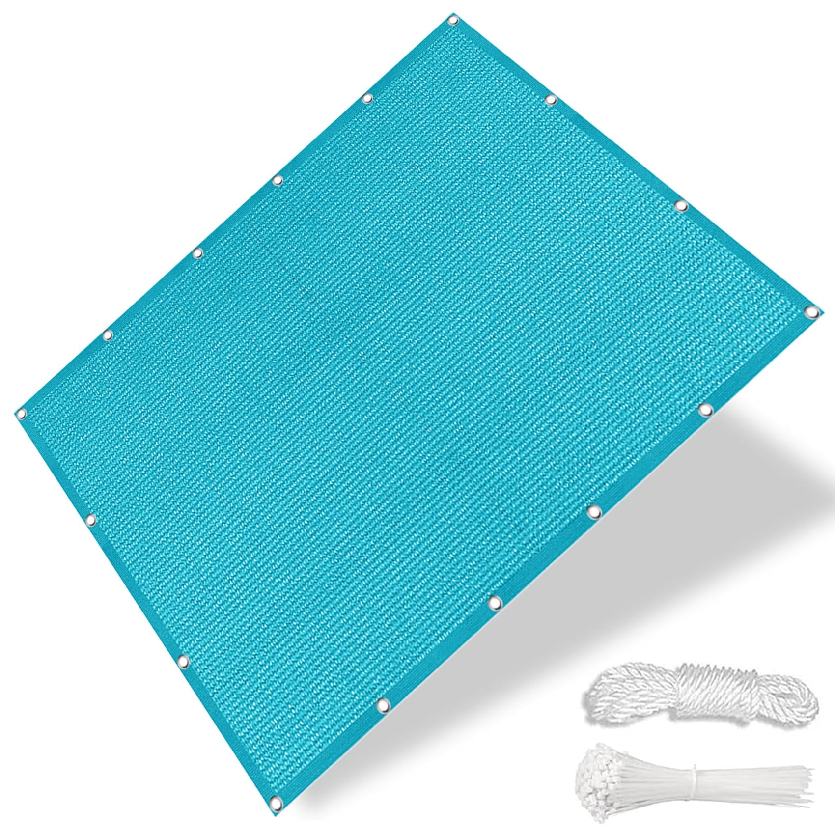 KLGFBDC Sunshade Sail 100 x 320 cmFabric Breathable & WaterPermeable Outdoor Canopy for Patio Garden Balcony Sky Blue Pergola Awning UV Protection