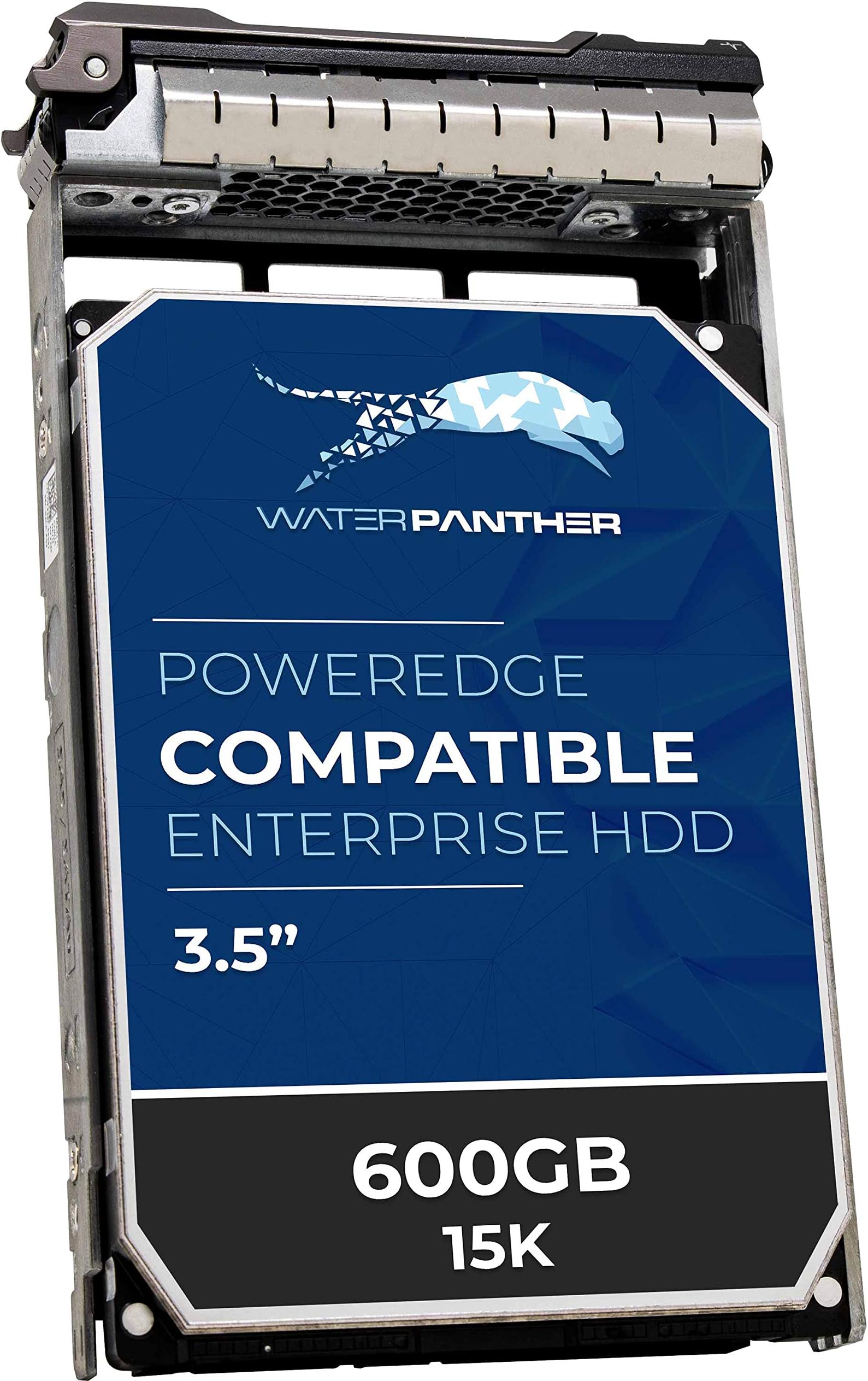 600GB 15K SAS 6Gbps 3.5" HDD for Dell PowerEdge Servers | Enterprise Hard Drive in 13G Tray | Compatible with R230 R330 R710 R720 R730 T310 T330 W347K 0W347K W348K ST3600057SS