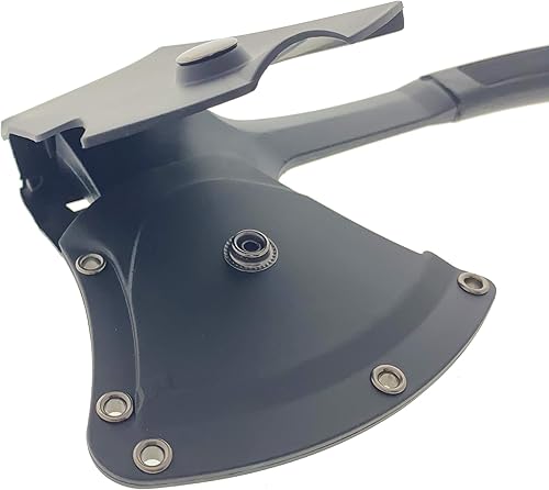 Miniatura 6 de Otakumod Hacha táctica Ranger de 11 pulgadas. Hacha. Hoja de acero inoxidable con tapa dura. Para acampar al aire libre, senderismo para cortar