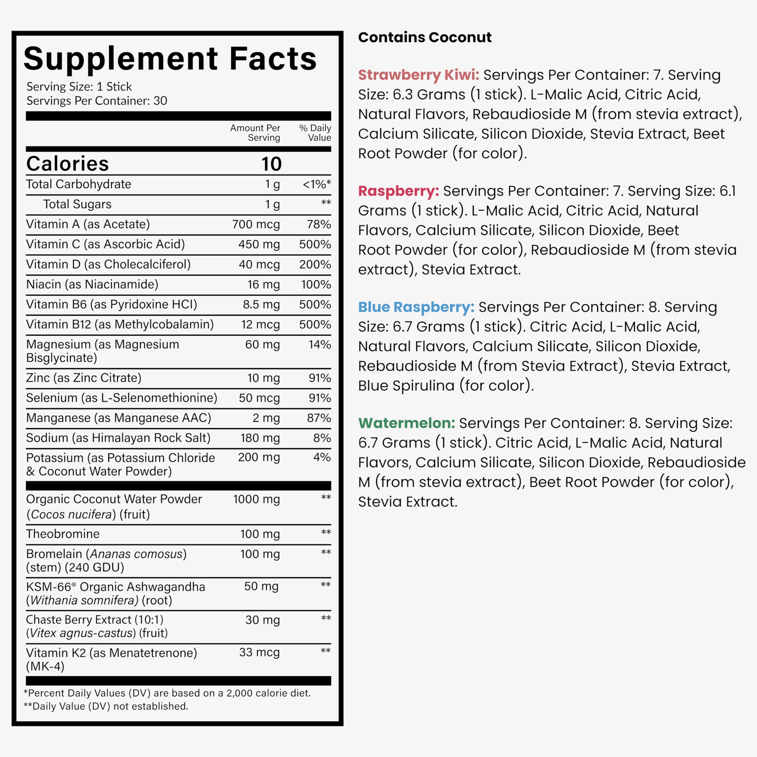 BEAM Glow Daily Wellness Supplement for Women – Ashwagandha, Selenium, Zinc, Vitamin A, Biotin & B Vitamins with Electrolytes, Caffeine-Free Drink Mix, Variety Pack, 30 Servings — Amazon image 5