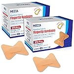 Flex Fabric Adhesive Bandages - Finger-Tip Bandages for Finger Care and to Protect Wounds from Infection - (200 Count)