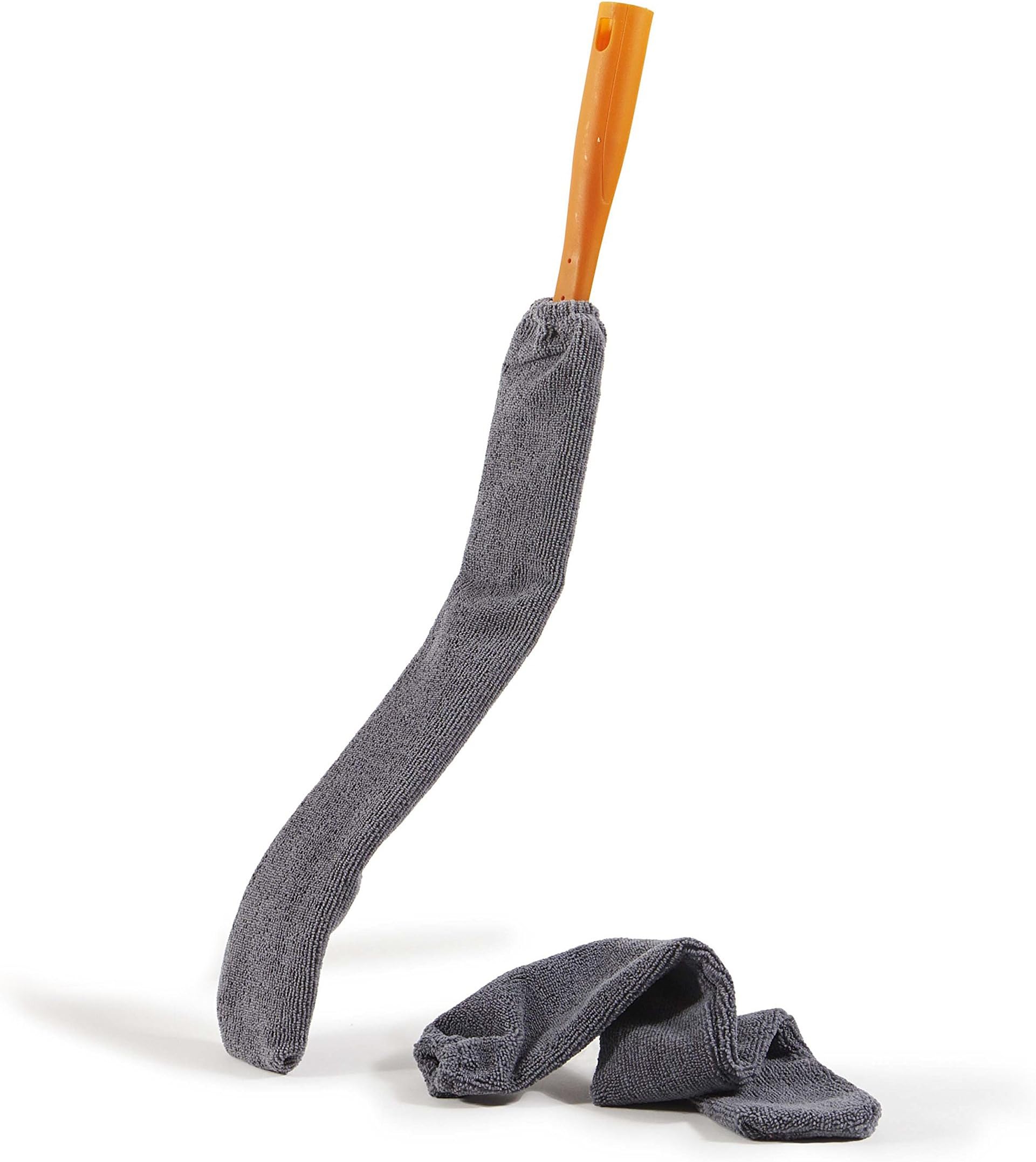 Perfetto Microfiber Down Microslim length-44 Cm, Fabric, Coccia Zucca/Microfibra Grigio, One Size