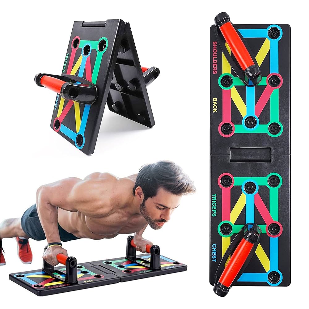 Push-up Bru00e4dor 12-i-1 Push-up Board-system, Vikbar Bu00e4rbar Push-up Rackbru00e4da, Multifunktionella Fu00e4rgkodade Fitness Pushup-stativ, Fu00f6r Inomhus, Gym, Utomhus Muskeltru00e4ning Fitness Tru00e4ning Push-up Bru00e4dor 12-i-1 Push-up Board-system, Vikbar Bu00e4rbar Push-up Rackbru00e4da, Multifunktionella Fu00e4rgkodade Fitness Pushup-stativ, Fu00f6r Inomhus, Gym, Utomhus Muskeltru00e4ning Fitness Tru00e4ning