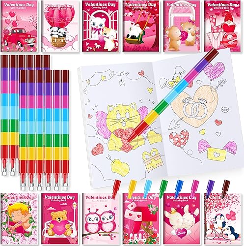 Vista 78 de BenLouis 24 mini libros cristianos para colorear para niños con 24 crayones apilables, versículos de la Biblia, recuerdos de fiesta, libros