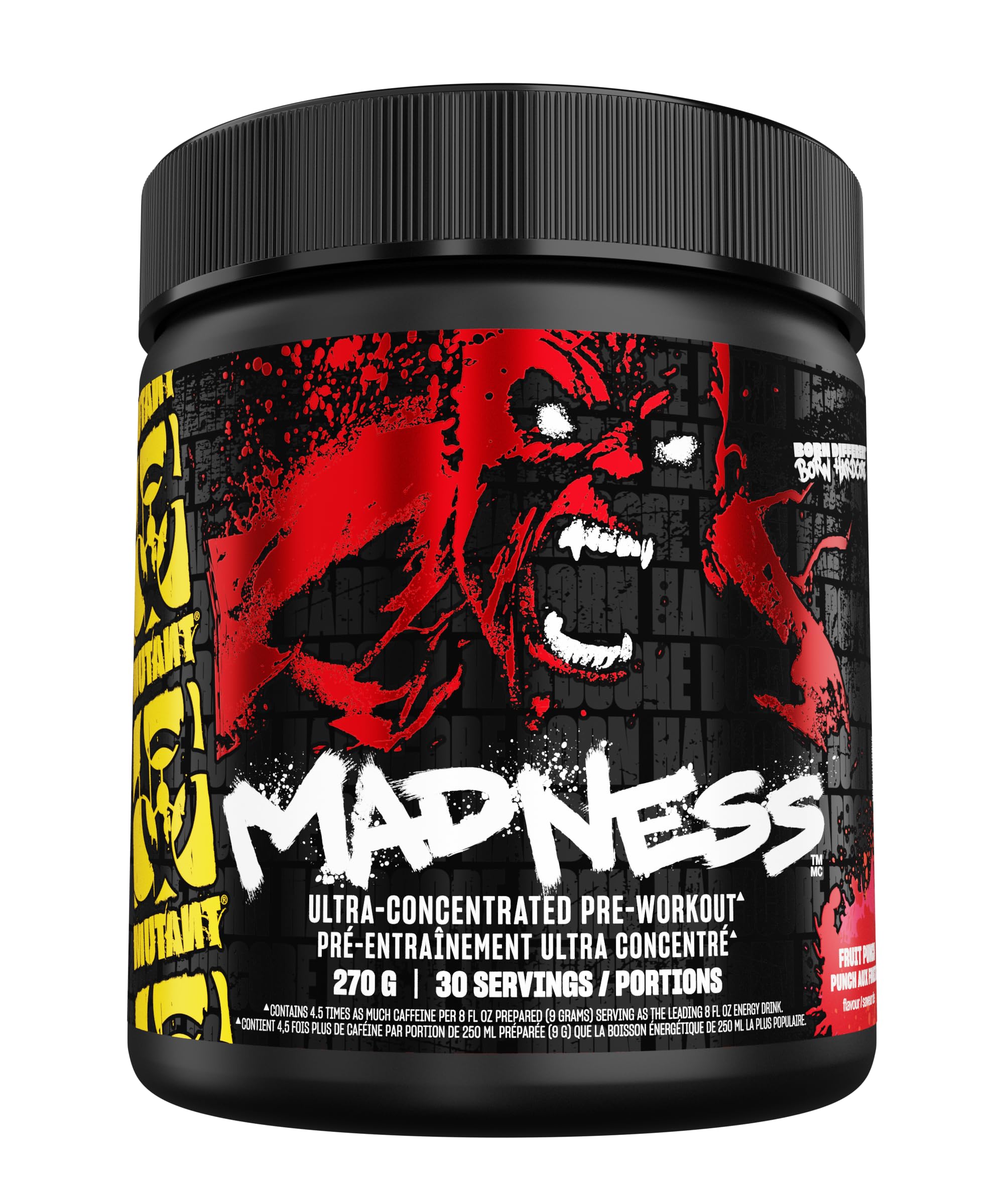MUTANT MADNESS | Ultra-Concentrated Pre-Workout Supplement | 360mg