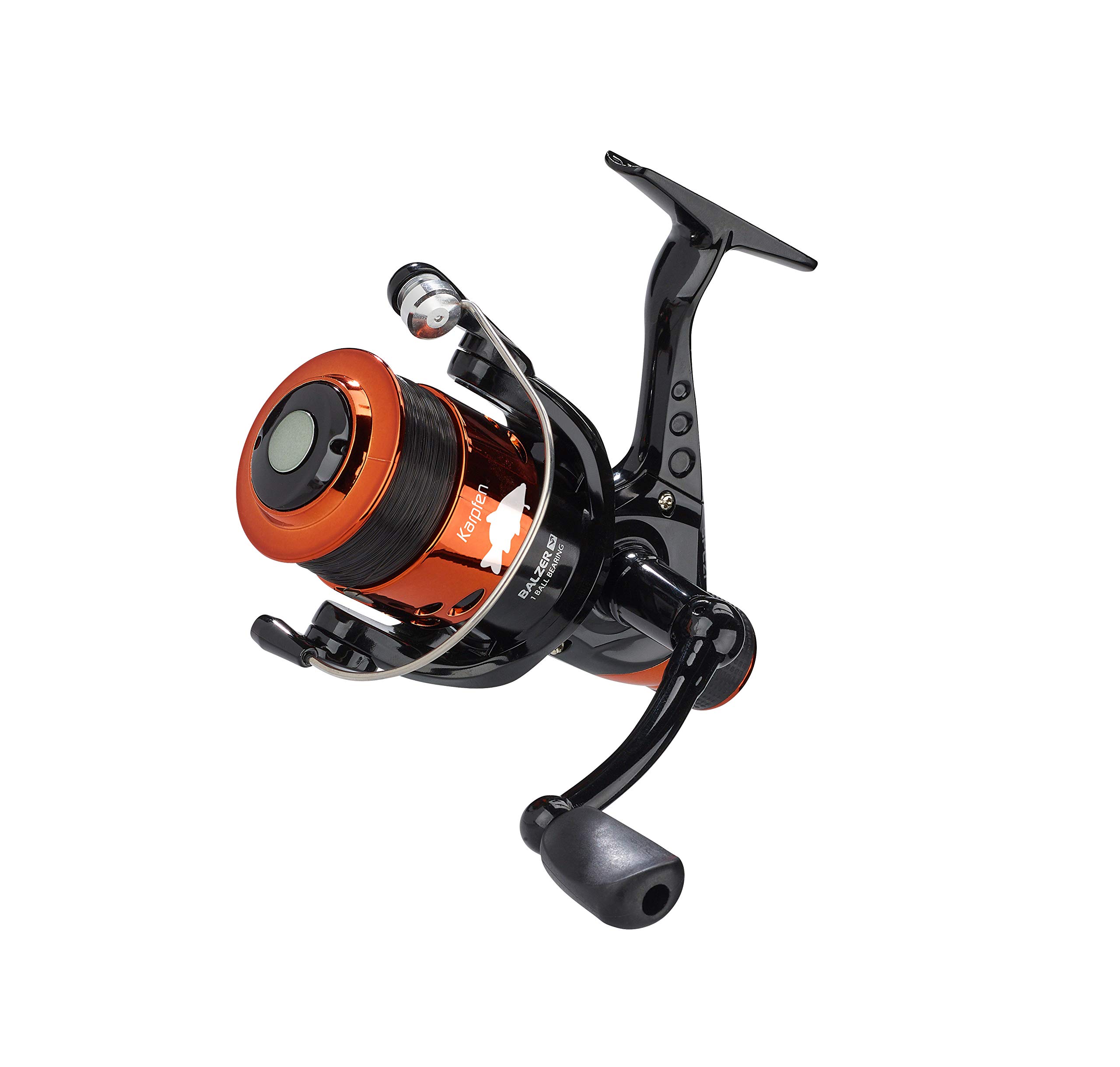 Balzer Carrete de pesca especial con hilo y gancho.