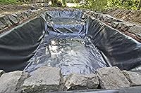 Vista 2 de HALF OFF PONDS - Revestimiento de estanque LLDPE de 5 pies x 15 pies de 30 mil para estanques, lagos y cuencas de retención