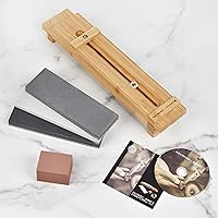 Vista 3 de KRAMER by ZWILLING 6-pc Glass Water Stone Sharpening Set