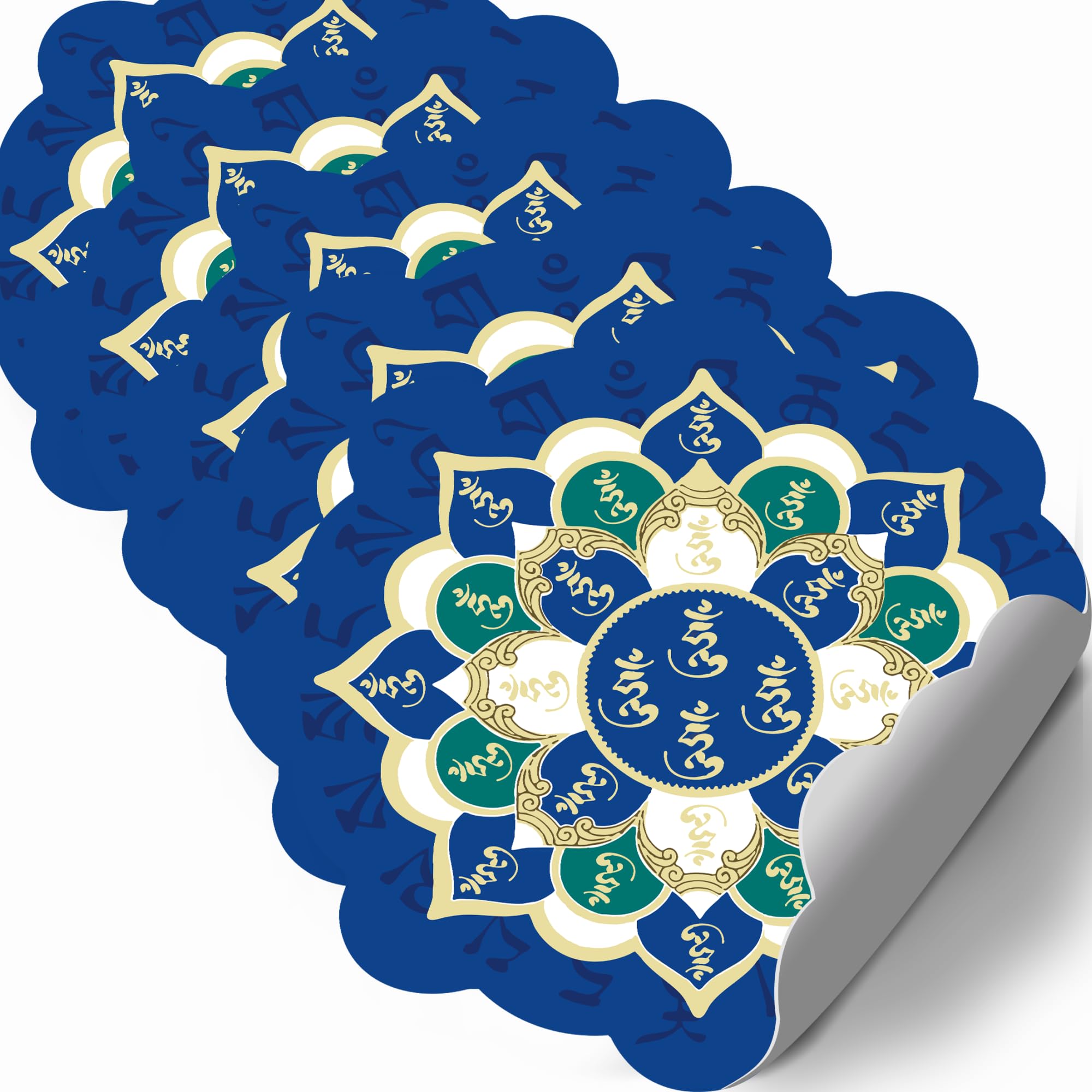what we want WWW_HASAMUYATSU ハサムヤツ Amazon.com: Feng Shui Stickers with 28 Hums Lotus Mandala