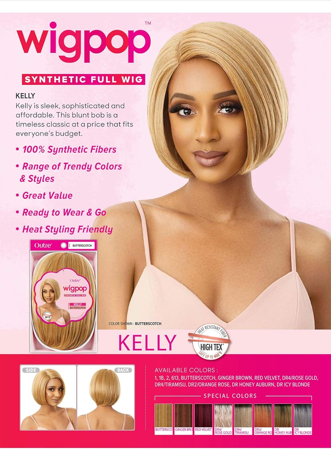 Outre Full Wig Wigpop Kelly (RDVV)