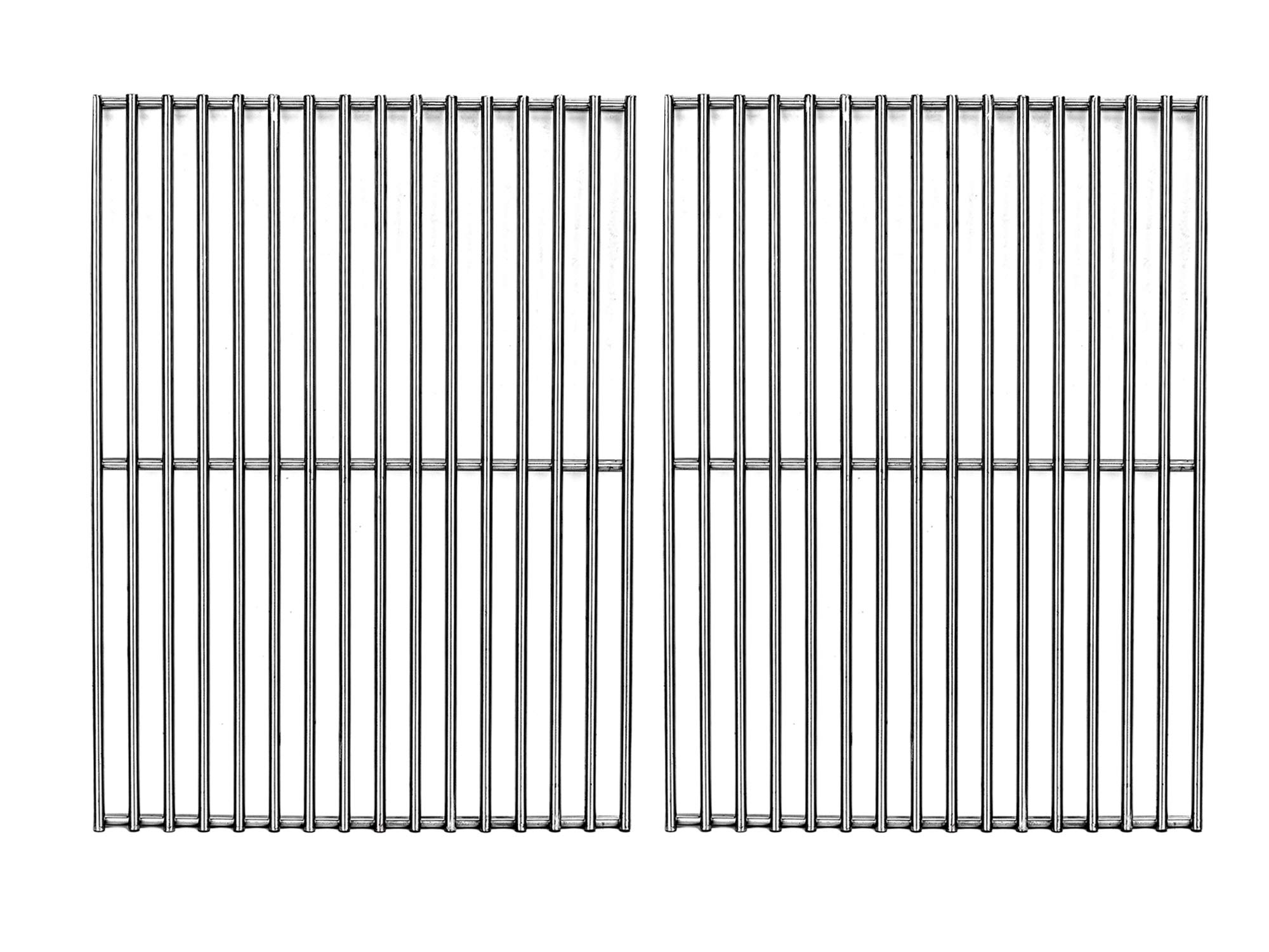 Votenli S6666B (2-Pack) 19" Stainless Steel Cooking Grid Grates for Bakers and Chefs ST1017-012939, ST1017-012939,Brinkmann 810-8401-S, 810-8532-F, 810-8534-S,Broil-Mate, Charmglow, Gas Grill