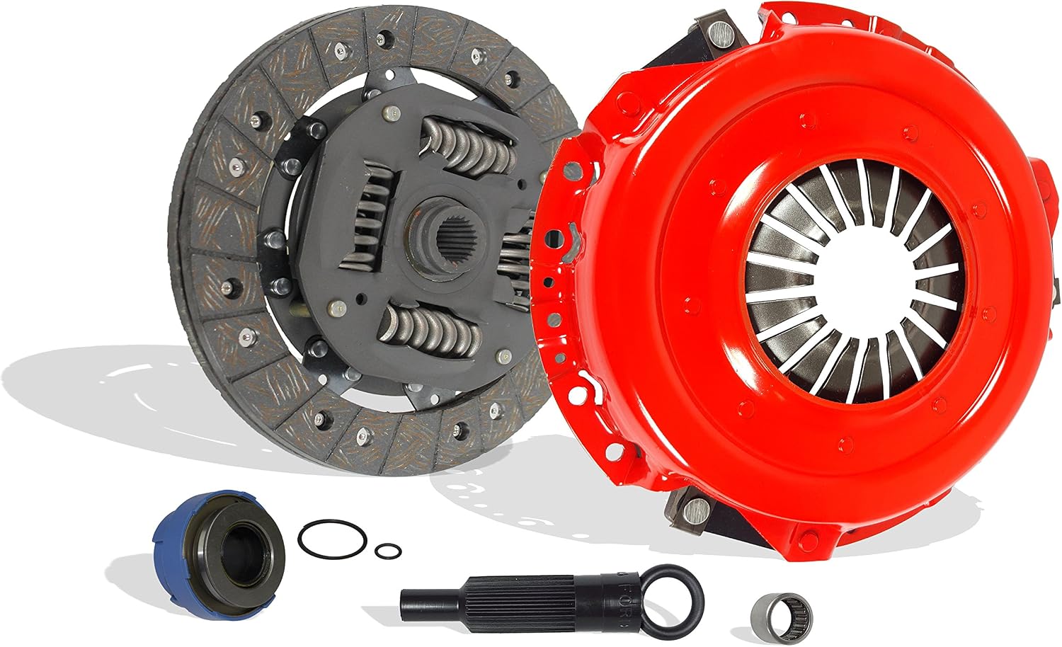 Clutch Kit Compatible With Ranger Explorer B4000 Sport XL XLT FX4 Base SE STX Edge Tremor DS Eddie Limited Postal 2001-2011 4.0L V6 GAS SOHC Naturally Aspirated (Stage 1; 07-167R)