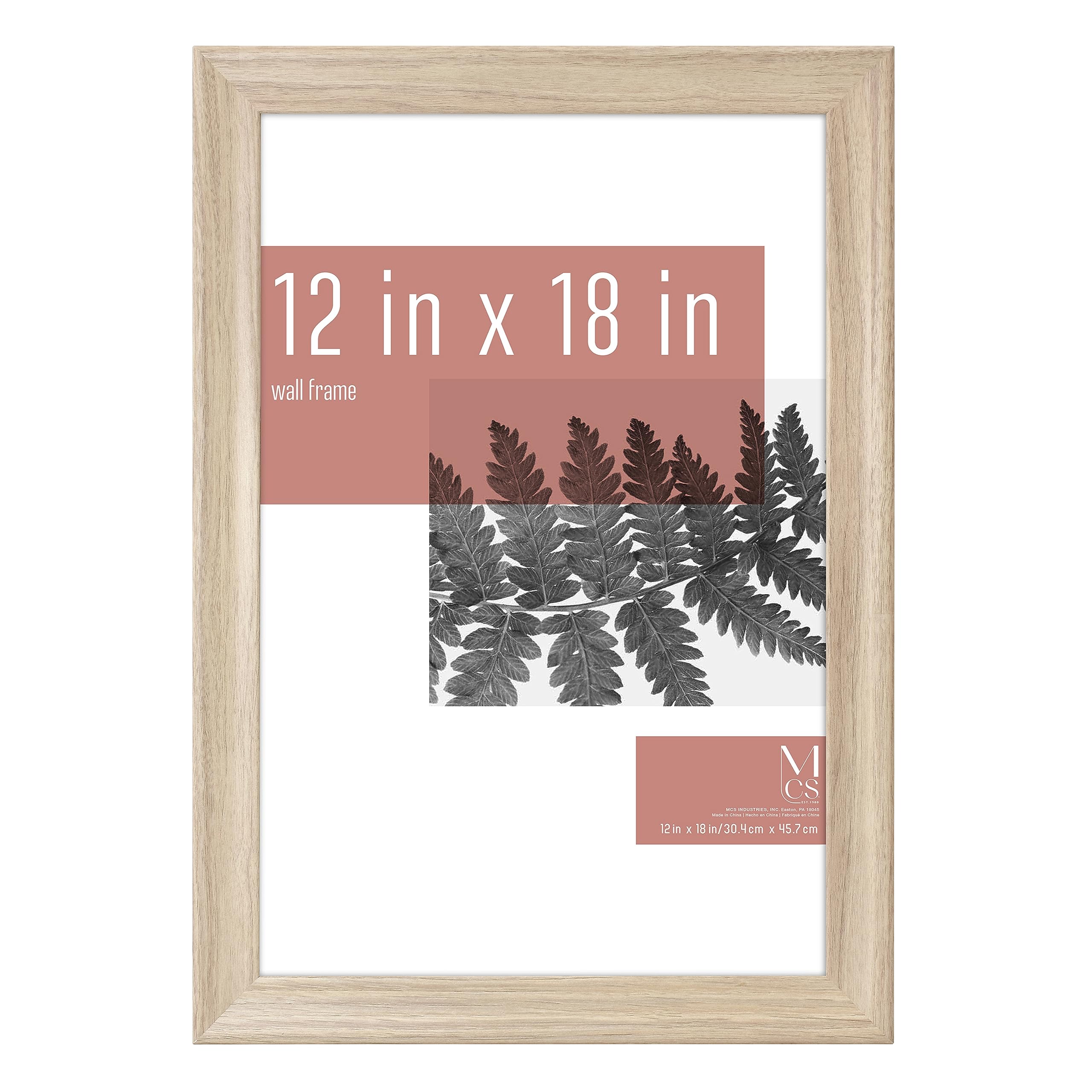 MCS STUDIO GALLERY 2 FRAME 12X18 NATURAL WOODGRAIN
