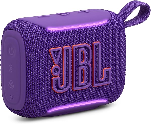 JBL Go 5 Portable Bluetooth Speaker, Waterproof and Dustproof - Purple