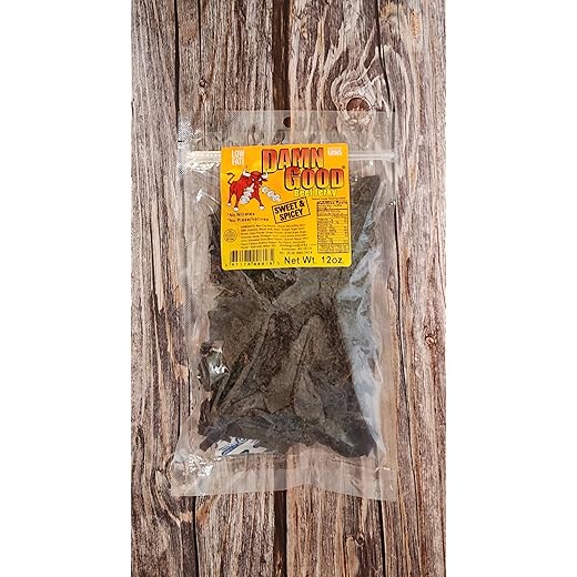 Damn Good Beef Jerky 14oz. Sweet & Spicy Bag