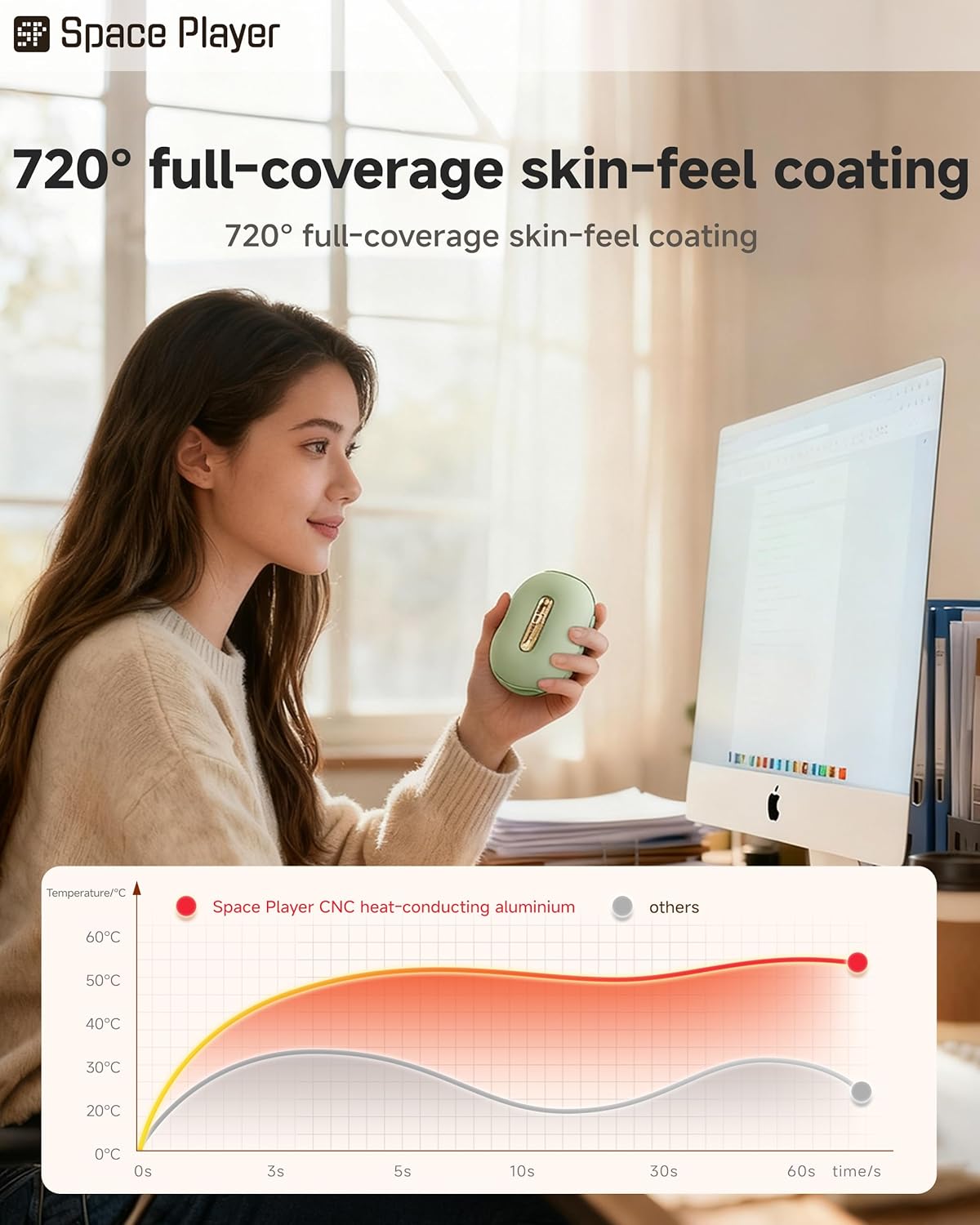 Product Image 2 - Hand warmer being held for scale