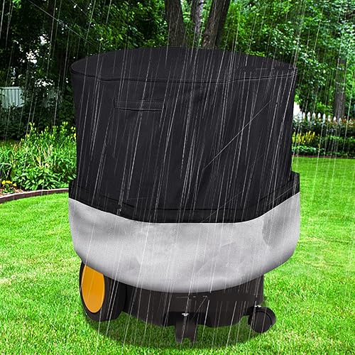 Miniatura 4 de Trituradora trituradora de madera resistente al agua, color negro, 33 x 45 pulgadas, cubierta