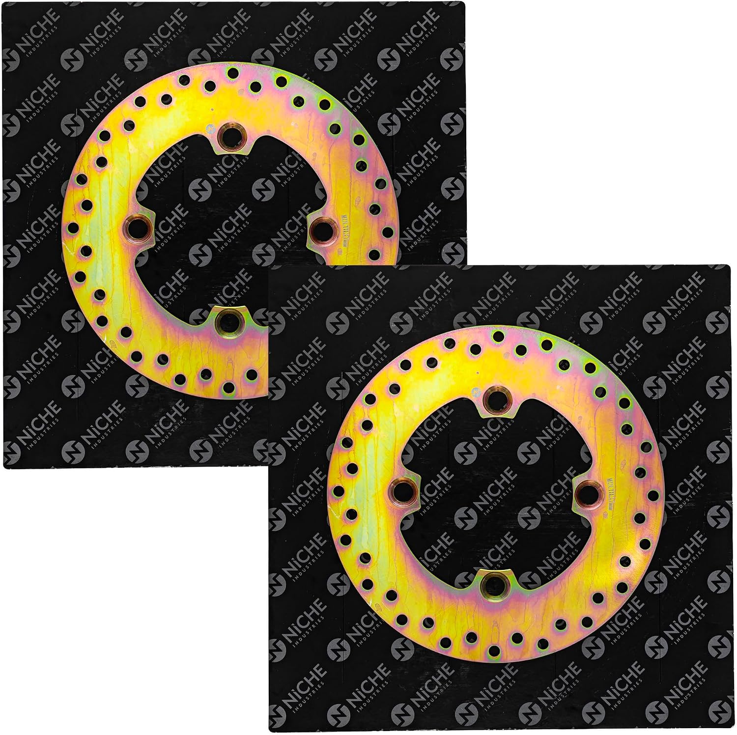 NICHE Front Left Right Brake Rotor for Polaris Ranger XP 1000 Crew Kinetic 5269708 2 Pack