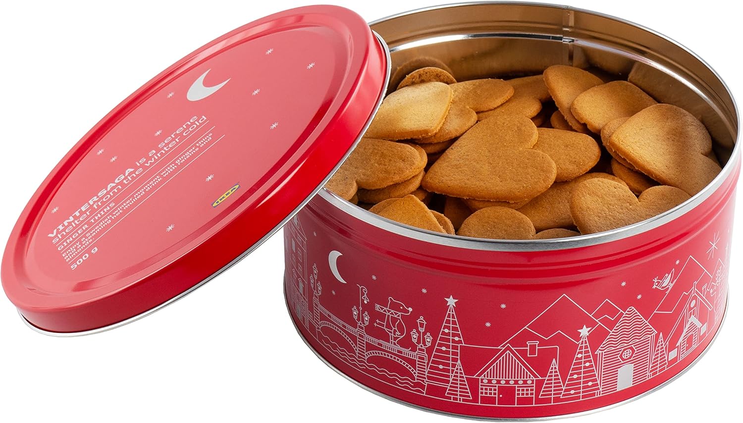 Ikea VINTERSAGA Swedish Christmas Gingerbread Biscuits, Ginger Thins