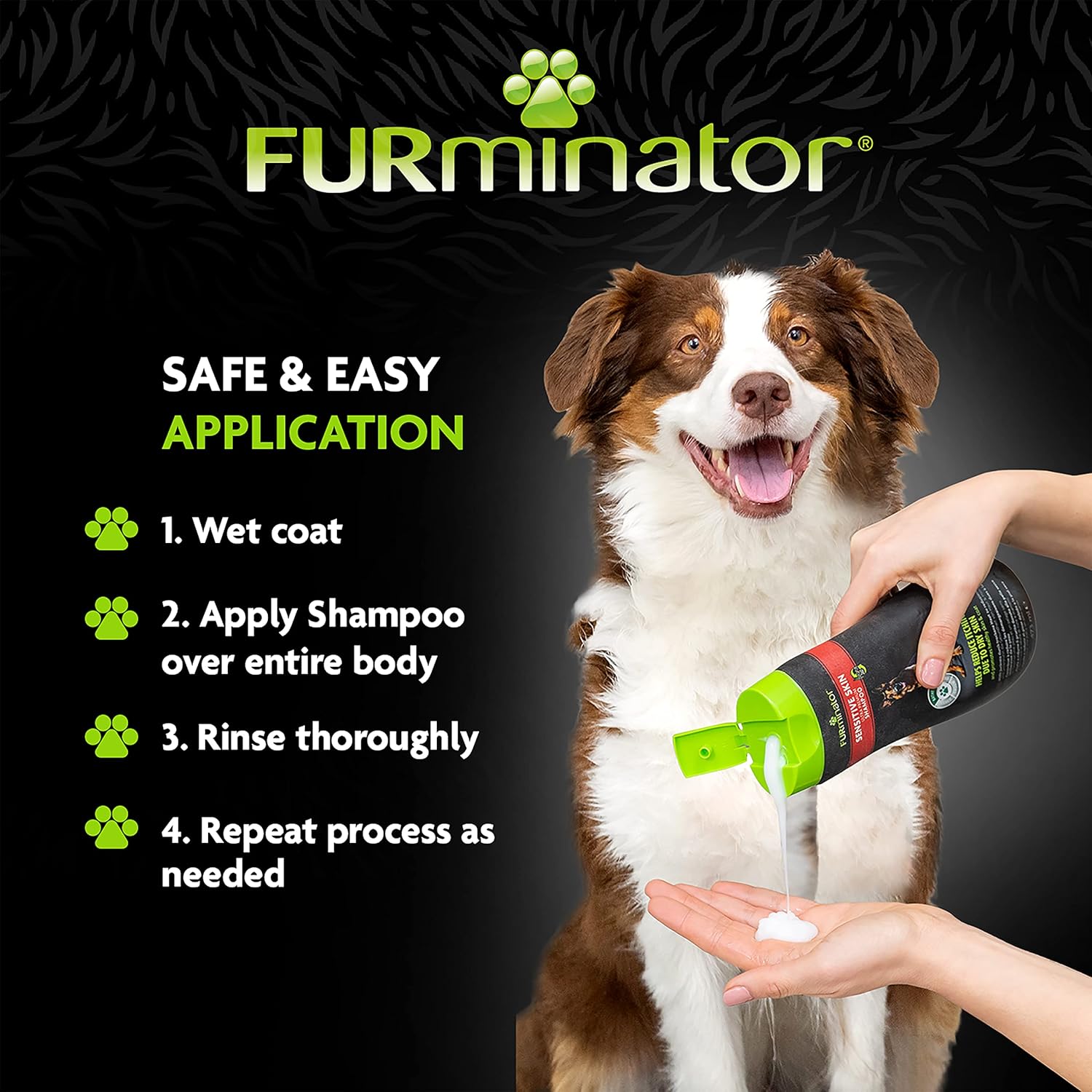 FURminator Sensitive Skin Shampoo For Dogs 473ml, Colourless BigaMart