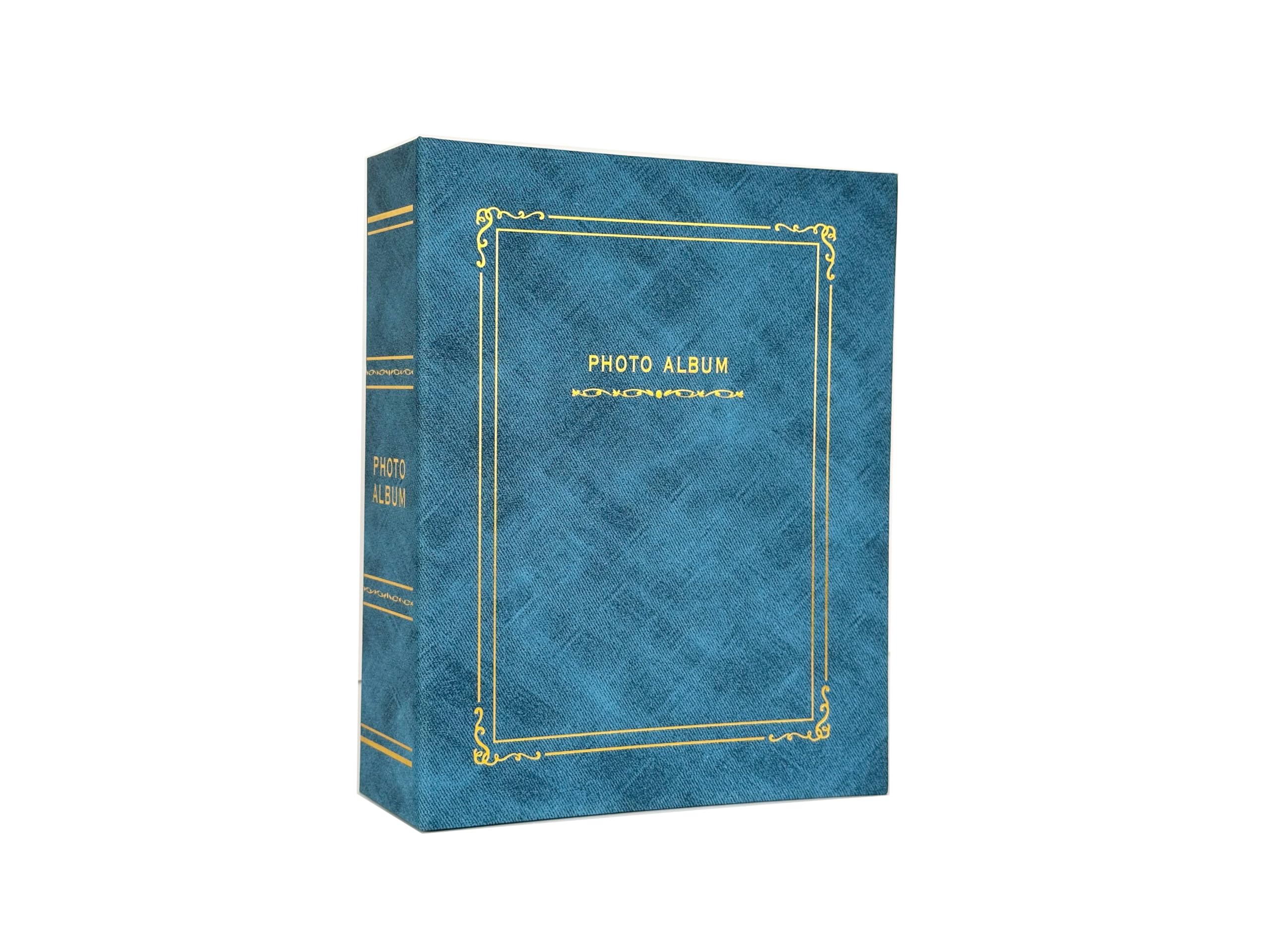 Cardbord Cover Photo Album 200 Pockets for 4x6'' Fotos (blue), Media - Image 3