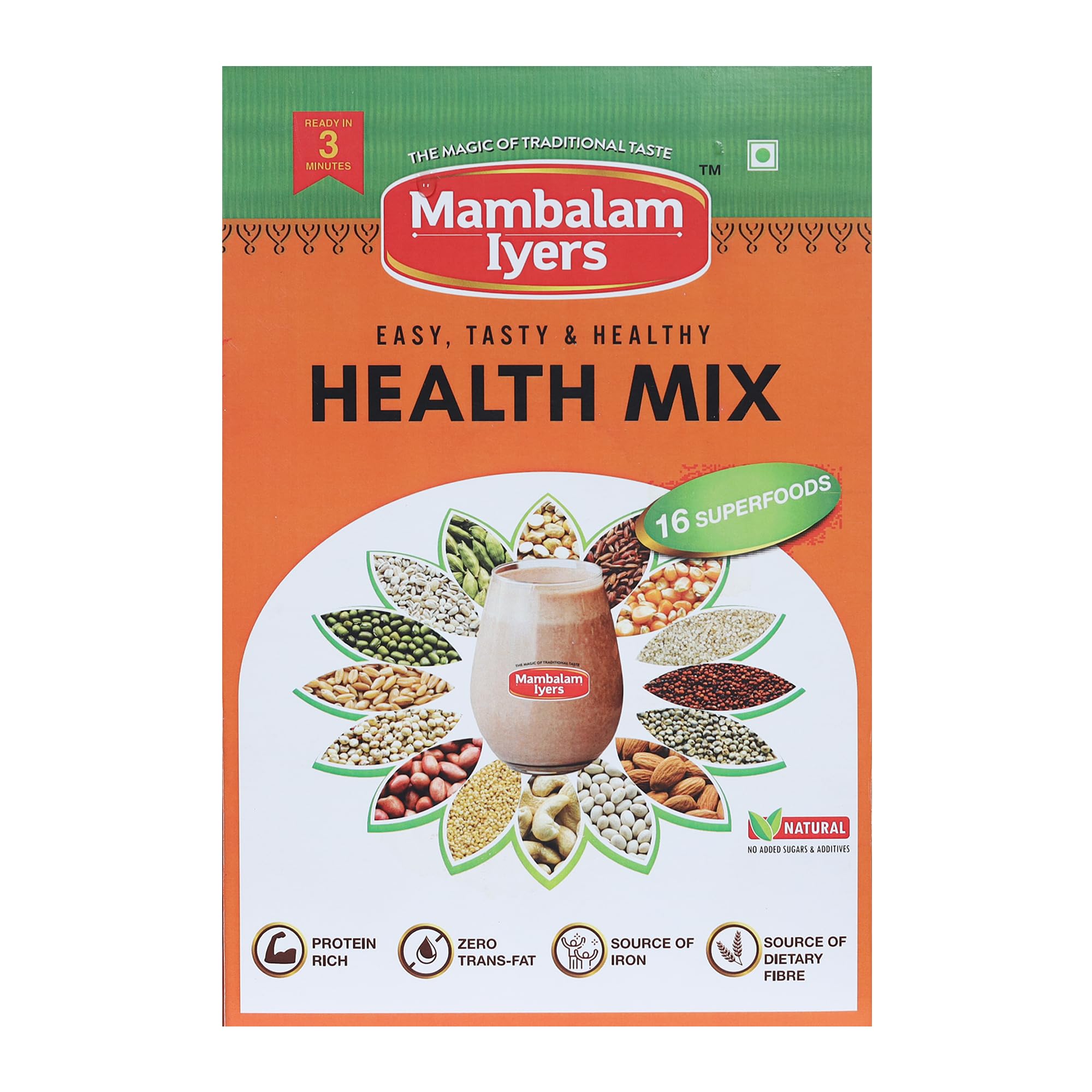 Mambalam Iyers Millet Health Mix Powder 1KG | With goodness of Millets, Nuts, Pulses, cerials & Lagumes | Made with Bajra, Ragi, Jowar & 7 other millets (B0DFCZRX8S) Amazon Price History, Amazon Price Tracker