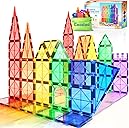 Magnetic Tiles Kids Toys STEM Magnet Toy for Toddler Magnetic Blocks Building Preschool Learning Sensory Montessori Toys for 3+ Year Old Boys and Girls, Safe Creativity Toddler Kids Toy 40PCS