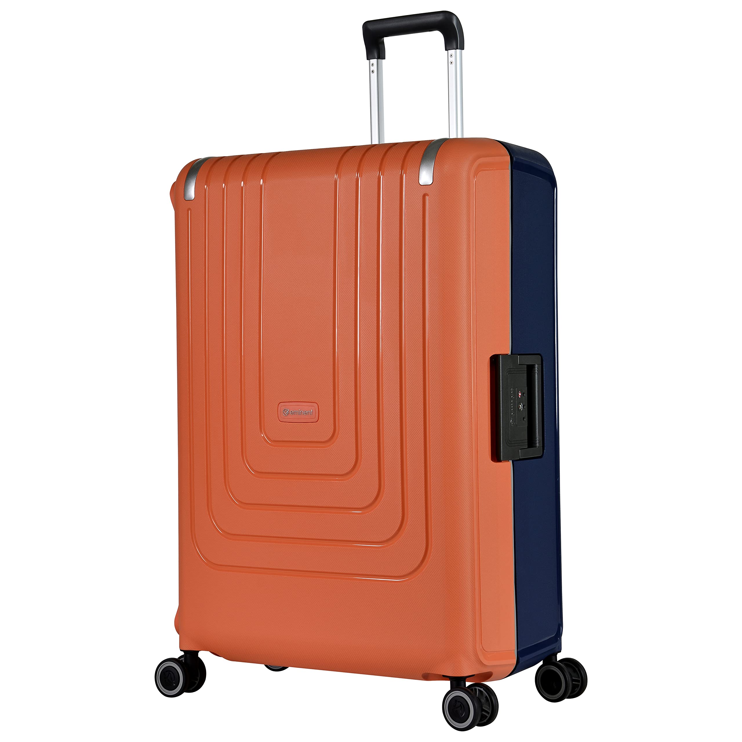 Sponsored Ad – Checked Luggage 28 Inches – Polypropylene Hard Case Luggage Sets with 4 Double Spinner Wheels TSA Lock (Checked Luggage 28-Inch, Orange DarkBlue)