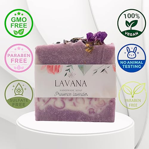 Miniatura 5 de Lavender Provence Cold Process Soap Handmade in the USA With All-Natural Vegan ingredients