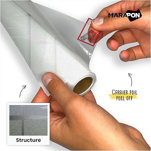 Miniatura 5 de MARAPON Película de privacidad para ventana con patrón de estrellas 29.5 x 78.7 pulgadas incluye libro electrónico con consejos profesionales,