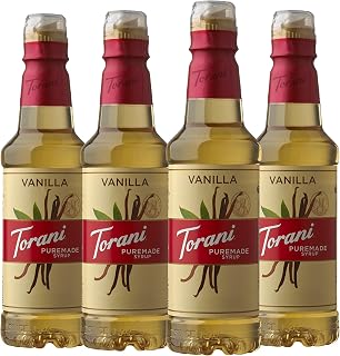 Puremade Syrup, Vanilla, 12.7 Ounces (Pack of 4)