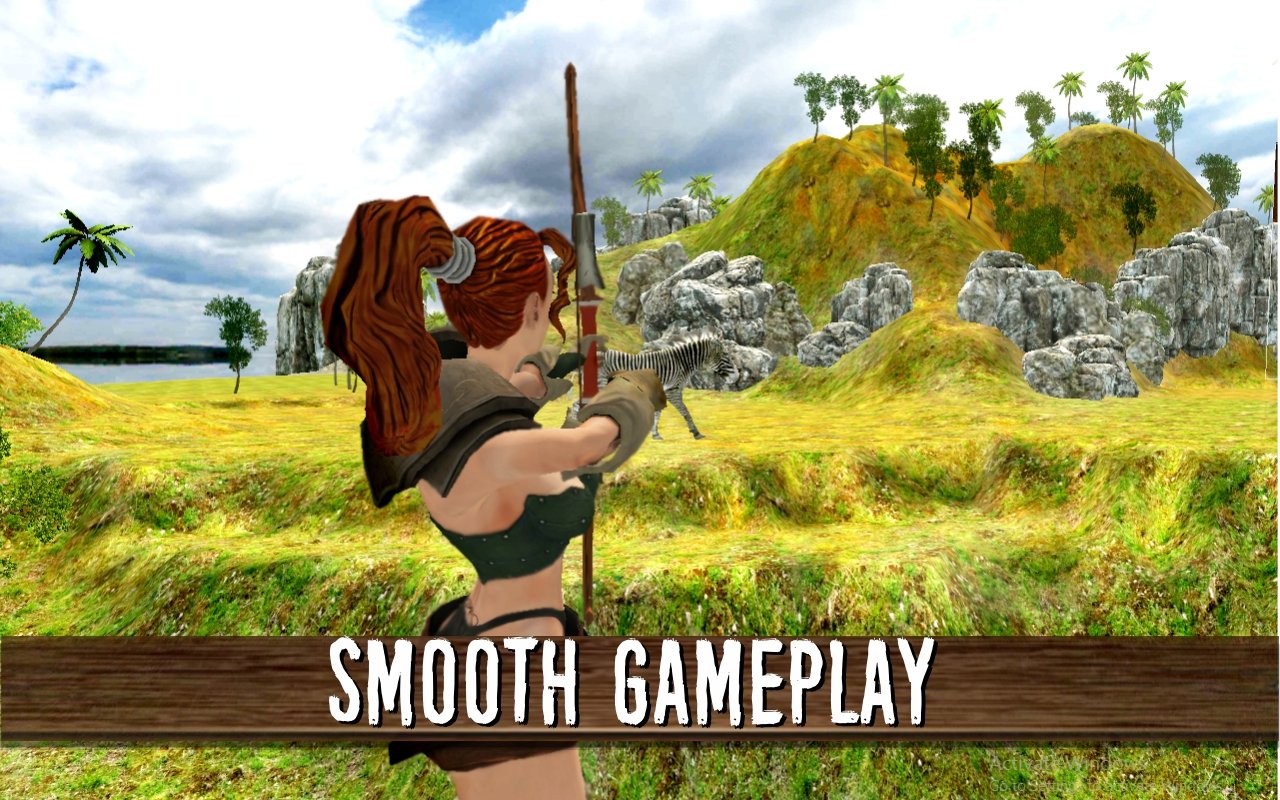 Archery Girl Hunting Jungle Animals App on Amazon Appstore