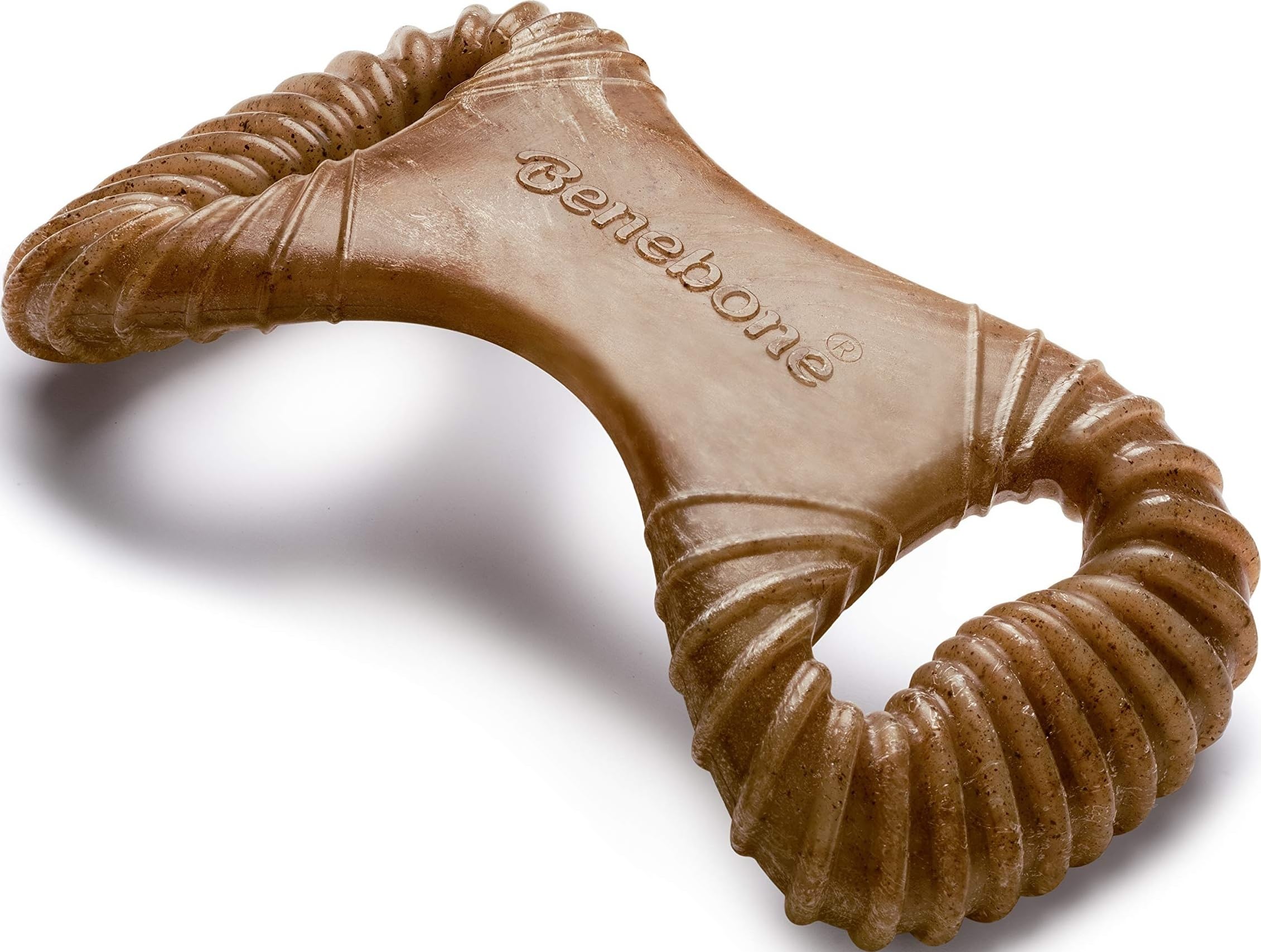 Benebone Marron Chew Toy For Dogs Dental Shew Bacon