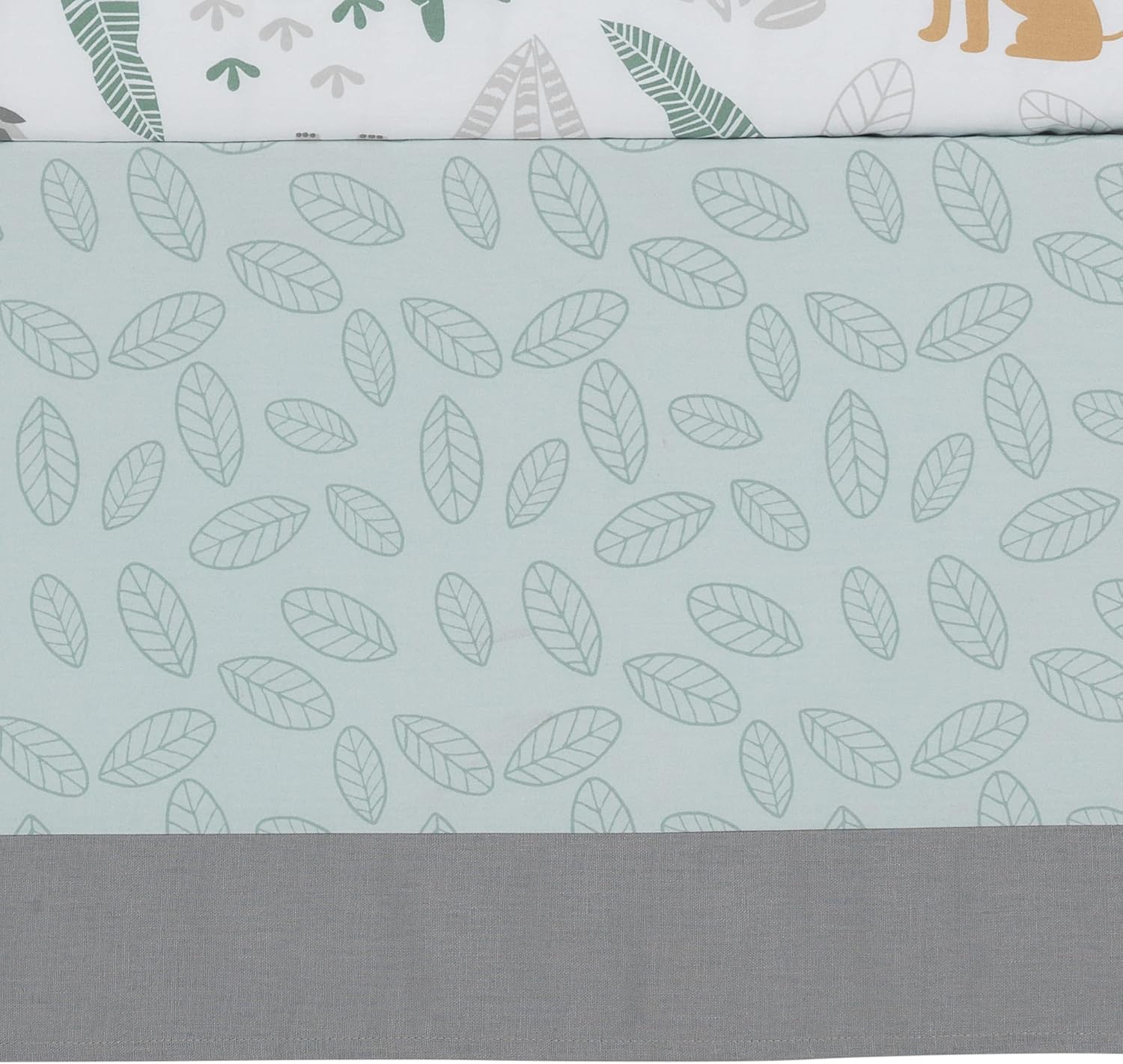 Lambs & Ivy Jungle Friends 5-Piece Safari Animals Nursery Baby Crib Bedding Set image 6 of 9 B09H47F9YF