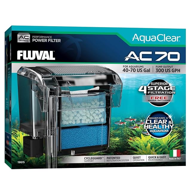 Foto 4 de 4 de Kit Carga Mantenimiento para Filtro Mochila para Acuario Fluval AquaClear AC70