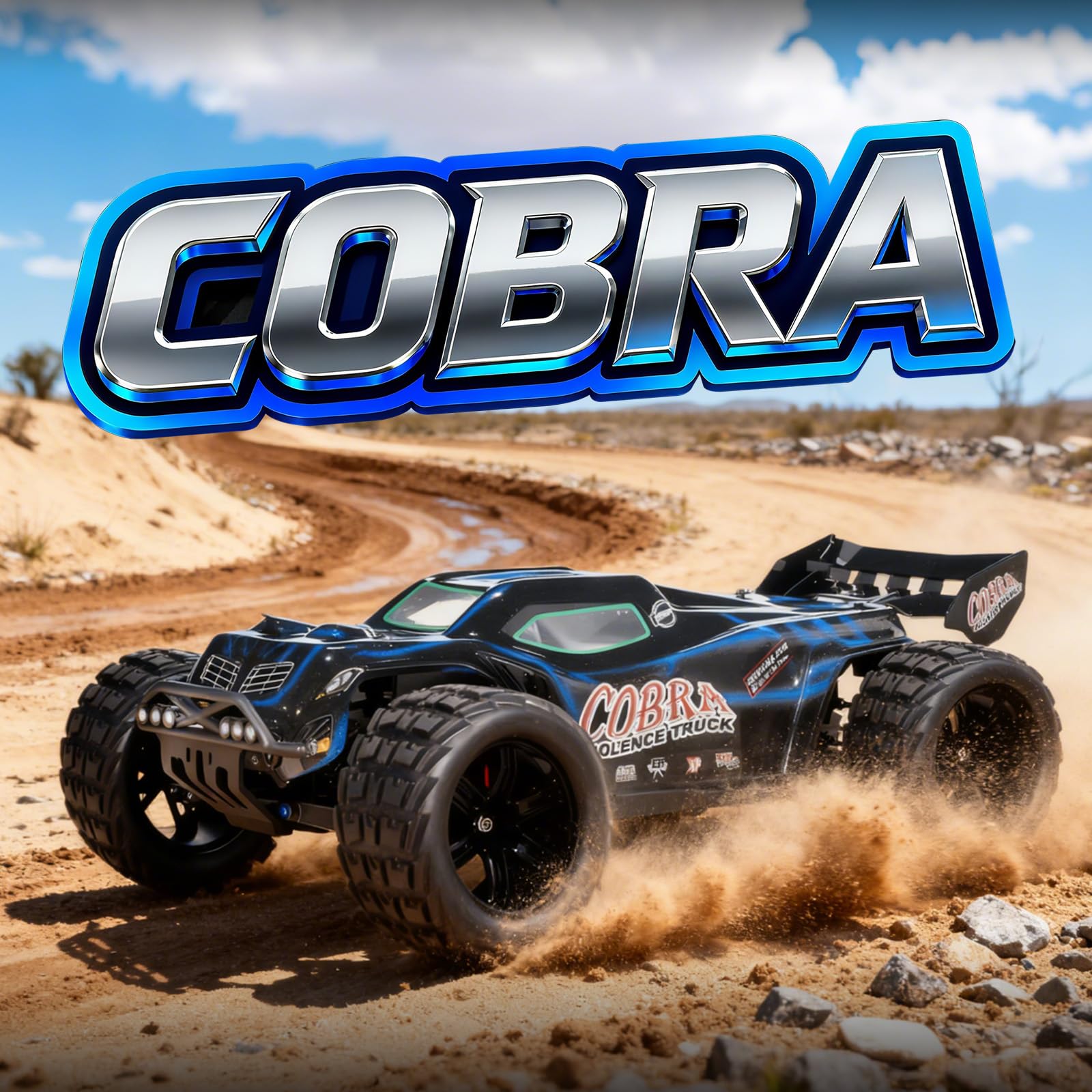 Mini voitures RC haute vitesse 1/8 pour adultes, Truggy électrique tout-terrain 4WD avec batterie LiPo 3S 5000 mAh et moteur sans balais 3660, camion RTR RC avec lumières LED pour tout