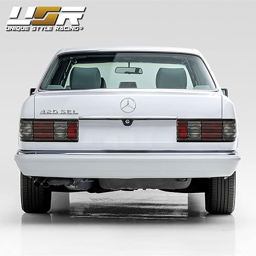 Miniatura 9 de USR DEPO 87-91 W126 Clase S Sedán de 4 puertas, repuesto de luces traseras ahumadas (izquierda + derecha) compatibles con Mercedes Benz W126 4Dr