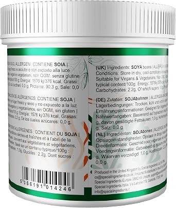 SOYA Protein Isolate Powder 10kg Vegan, Non-GMO, Gluten Free, Lactose Free, Plant Based - Recyclable Container