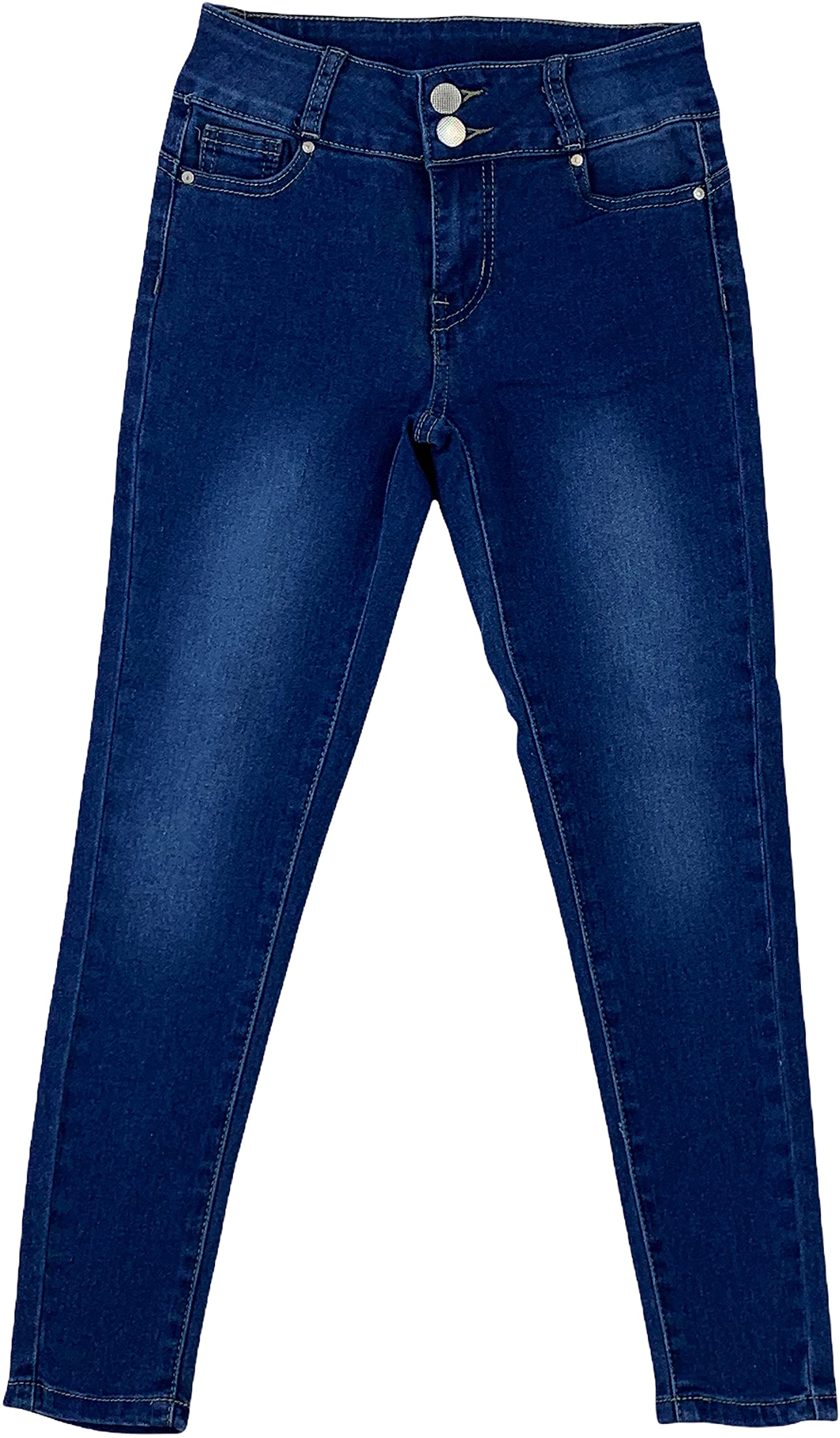 ToBeInStyle Girl’s Denim Easy Styling Classic Timeless Everyday Jeans Zip-Up Closure