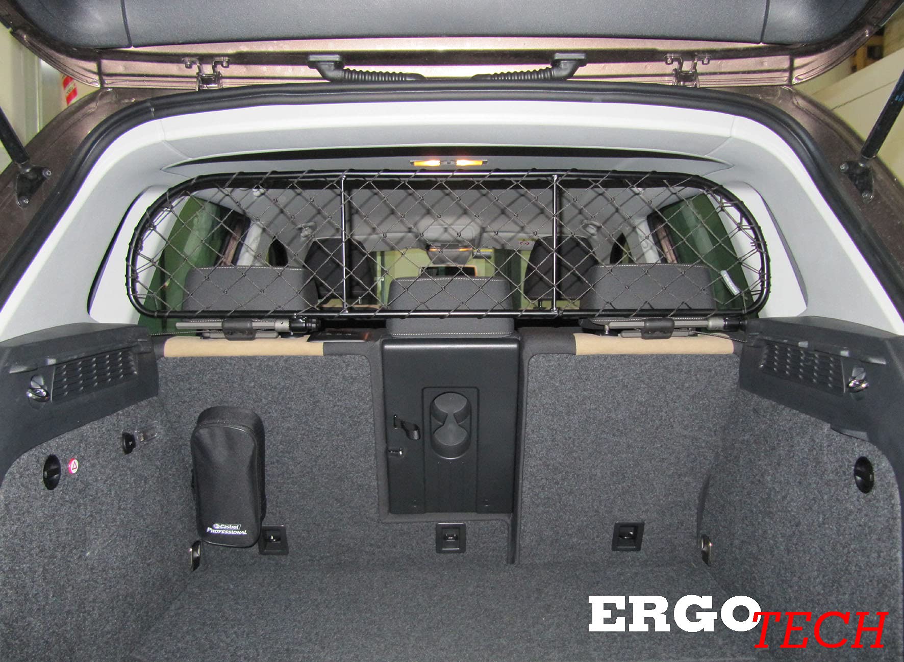 Ergotech RDA65-S kratka rozdzielająca / siatka samochodowa do transportu psów i bagażu