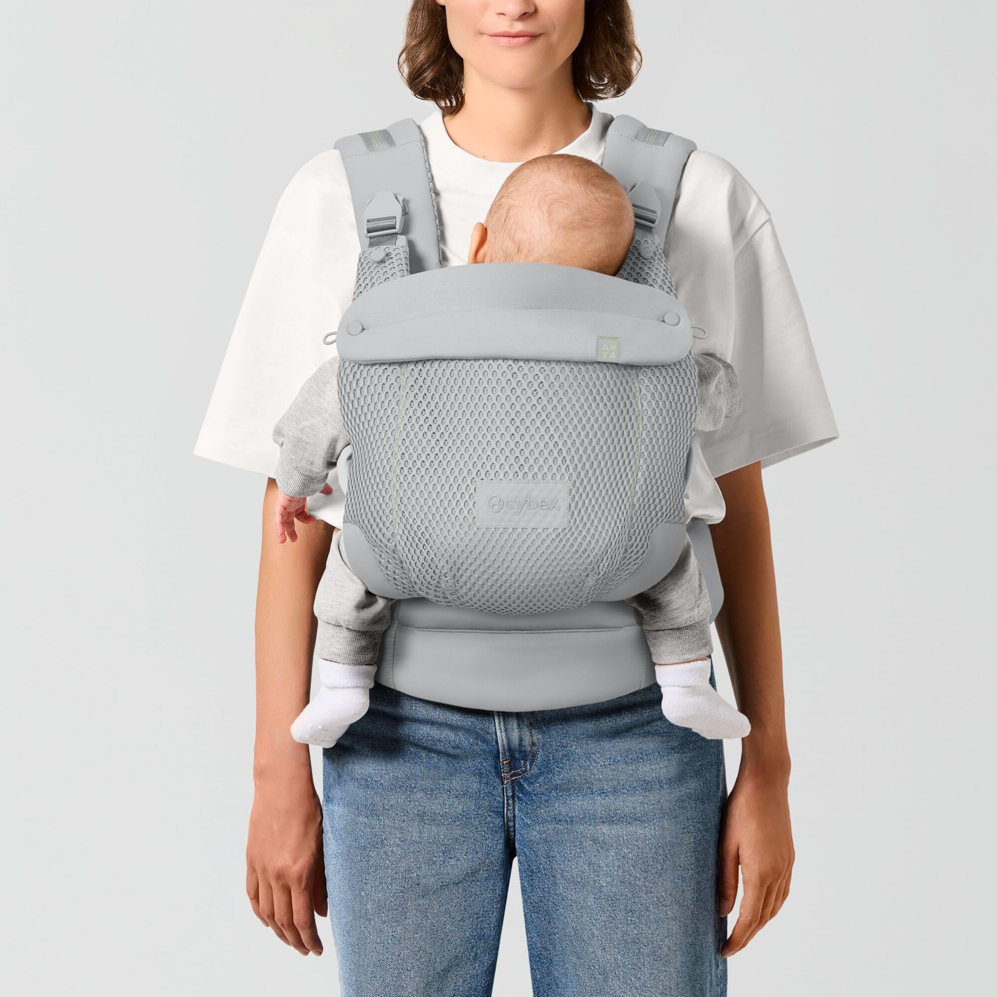 CYBEX Gold AMYA Babytrage ab Geburt bis 3 Jahre 3,2-15 kg 760 g Fog Grey