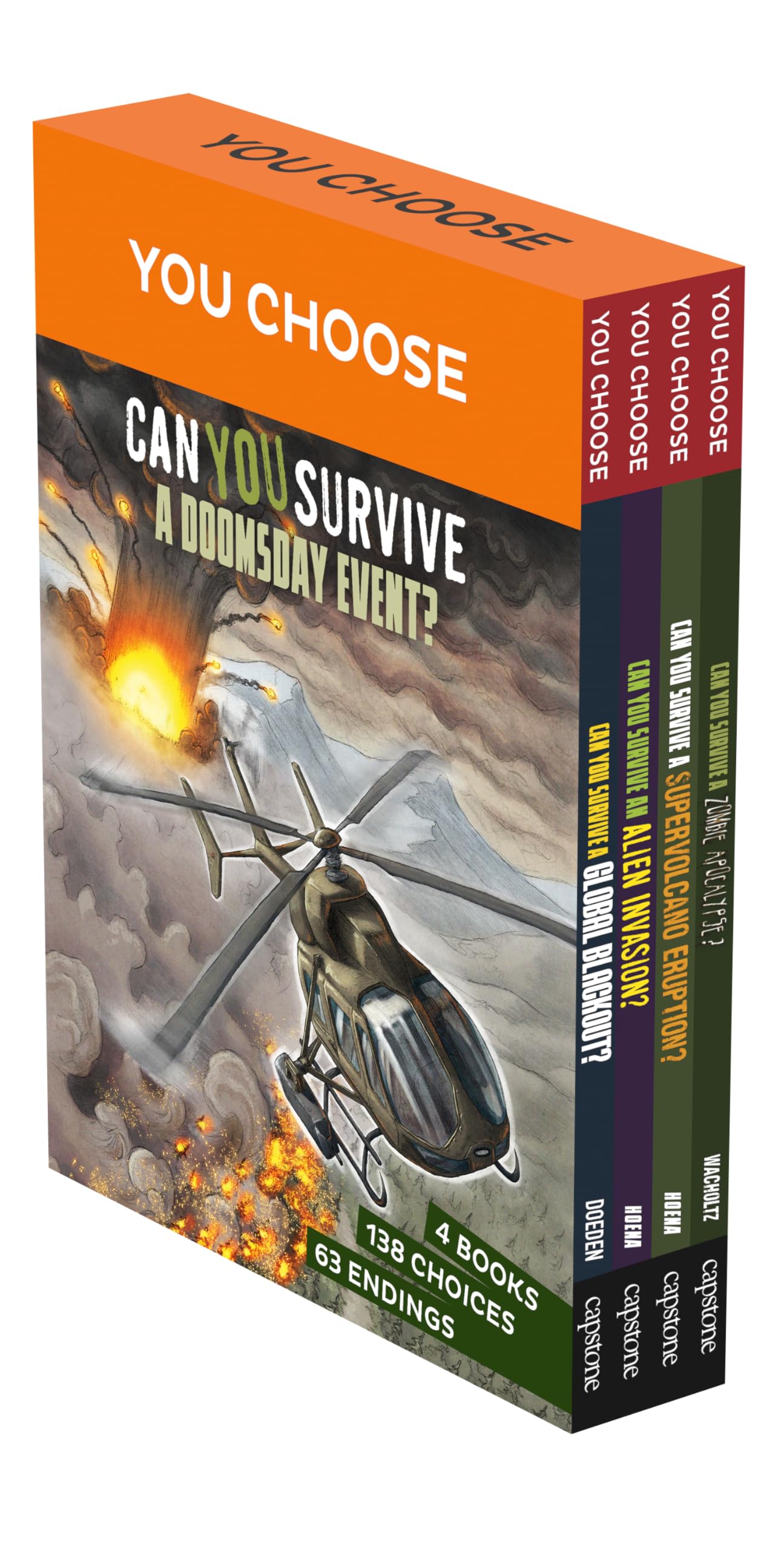 You Choose Can You Survive a Doomsday Event? 4book Boxed