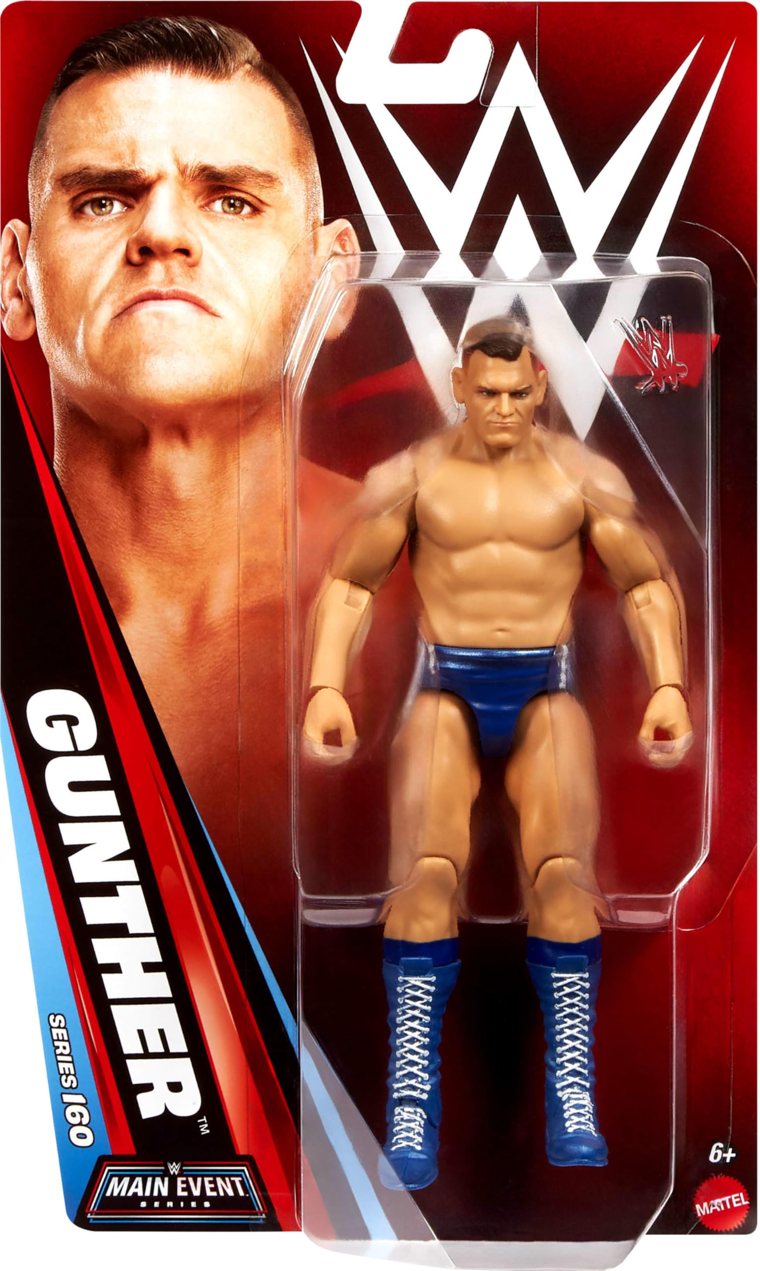 Mattel Figurine d'action WWE série #145 Gunther 15,2 cm à