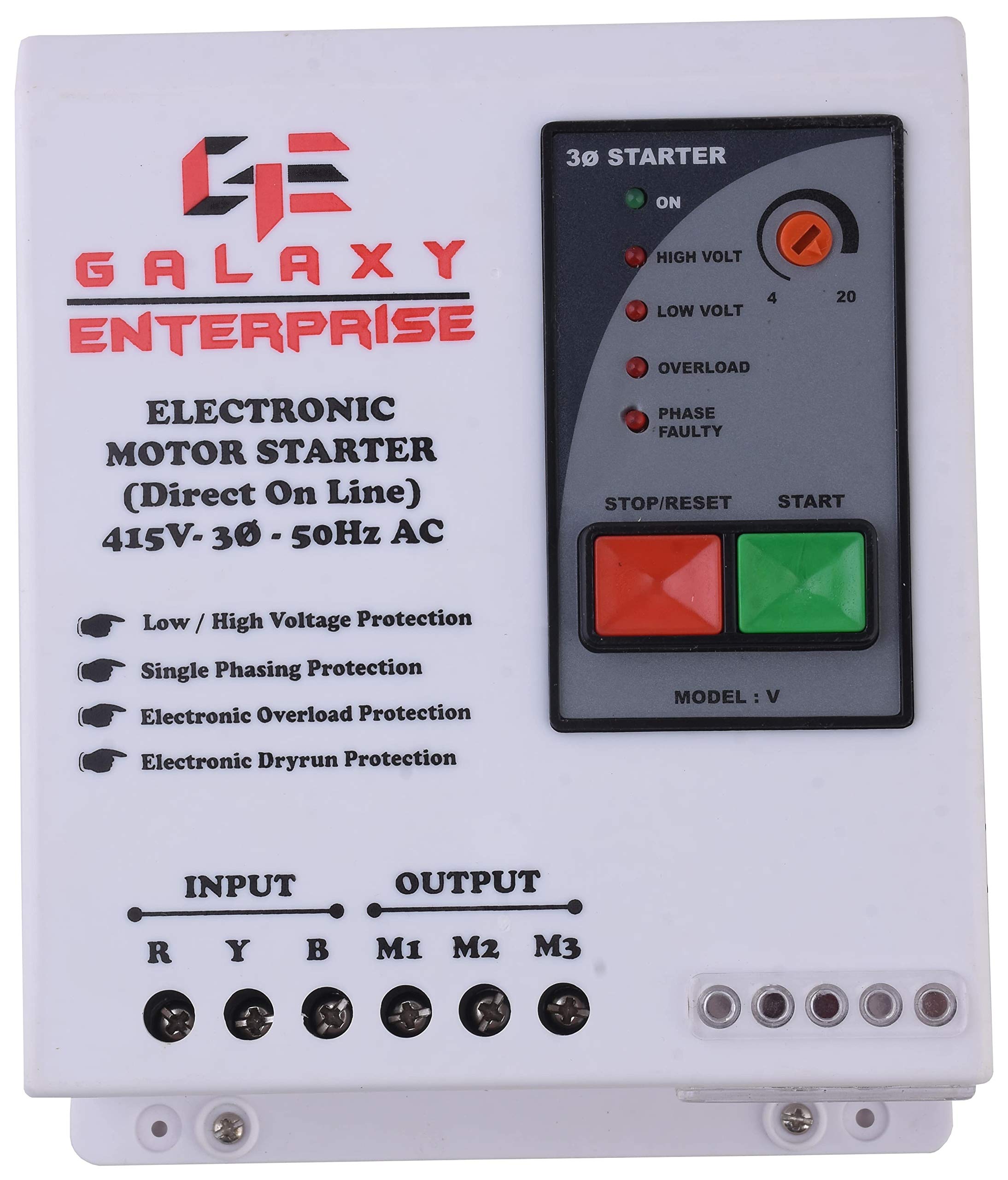 Buy 3 Phase Submersible Pump Electronic Starter + Single Phase