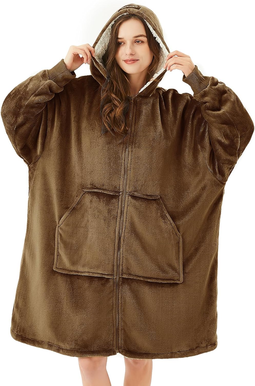 JOYWOO Wearable Blanket Hoodie，04 Home & Kitchen